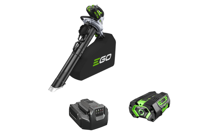 Kit soffiatore/ aspiraore Ego LV 5000 E + Batteria 5 Ah + Caricabatteria stndard. AUTUNNO 2025