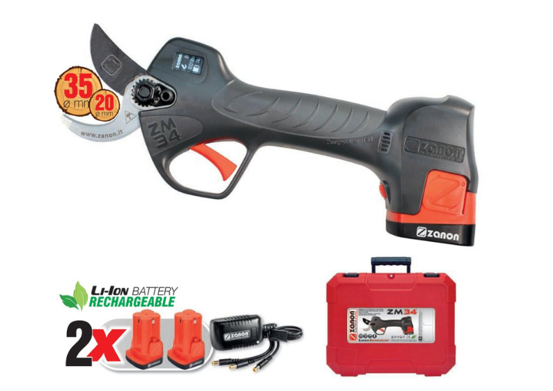 Kit forbice elettrica a batteria ZM 34
