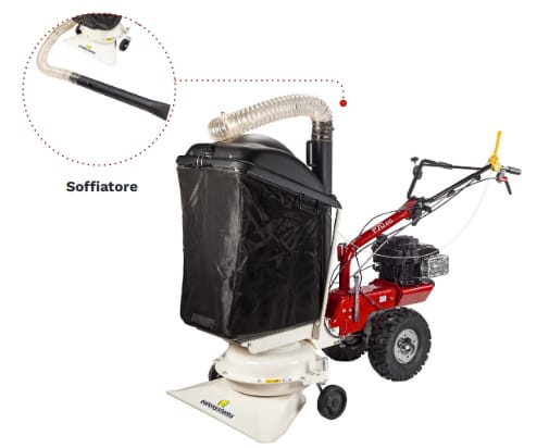 ATTREZZO ASPIRATORE / SOFFIATORE per Evo P70